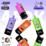 Bang Leader 450Kパフ 15-in-1 ベイプデバイス ディスプレイ - 450Kパフ 充電式