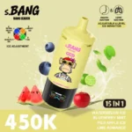 Bang Leader 450Kパフ スイカアイス・ブルーベリーミント・フジリンゴアイス・ライム・ロマンス フレーバーセット