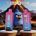Bang King 200Kパフ 8-in-1 ストロベリー・マンゴー・ストロベリーアイスクリーム・バナナ・ストロベリー・ライチフレーバー - 100vaping