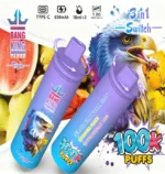 Bang King Triple 100Kパフ ラズベリー・スイカ・マンゴー・ピーチ・ストロベリー・キウイ風味 使い捨てベイプ - 100vaping