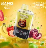 Bang Leader Stoll 120Kパフ ストロベリー・バナナ・チェリー・ピエスタフレーバー - 100vaping