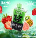 Bang Leader Stoll 120Kパフ ストロベリー・チェリー・キウイ・パッションフルーツ・グアバ風味 - 100vaping