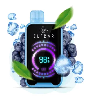 ELF BAR FS18000 18000パフ ブルーベリーアイス味 使い捨てベイプ - 100vaping