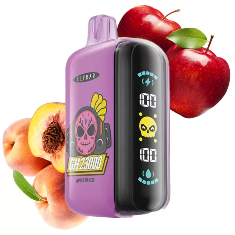 ELF BAR GH23000 23000パフ アップル・ピーチフレーバー 使い捨てベイプ - 100vaping