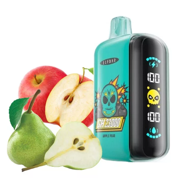 ELF BAR GH23000 23000パフ アップル・ペア風味 使い捨てベイプ - 100vaping