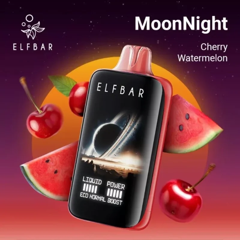 ELF BAR Moonnight 40000パフ チェリー・スイカ味 使い捨てベイプ - 100vaping