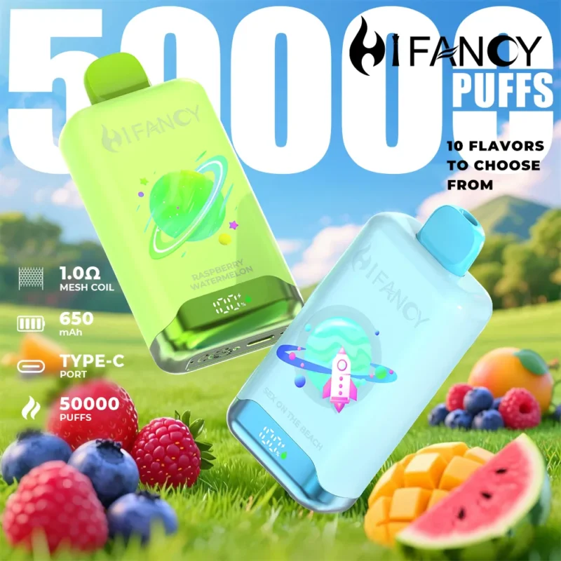 HIFANCY SPACE 50000パフ バナー1 使い捨てベイプ - 100vaping
