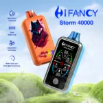 HIFANCY STORM 40000パフ ディスプレイ付き 使い捨てベイプ 3本セット - 100vaping