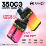HIFANCY TWINS 35000パフ ディスプレイ 2本入り 使い捨てベイプ - 100vaping