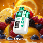 Airmez Lux 60Kパフ Love 66フレーバー - 使い捨てベイプ 100vaping