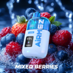Airmez Lux 60Kパフ ミックスベリーフレーバー - 使い捨てベイプ 100vaping