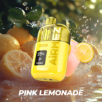 Airmez Lux 60Kパフ ピンクレモネード味 - 使い捨てベイプ 100vaping