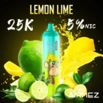 Airmez Tornado 25K Puffs Lemon Lime Flavor - Disposable Vape 100vaping