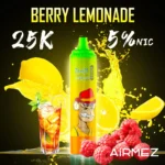 Airmez Tornado 25Kパフ ベリーレモネード味 - 使い捨てベイプ 100vaping