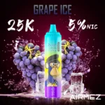 Airmez Tornado 25K Puffs Grape Ice Flavor - Disposable Vape 100vaping