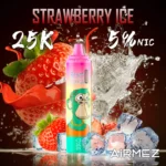 Airmez Tornado 25K Puffs Strawberry Ice Flavor - Disposable Vape 100vaping
