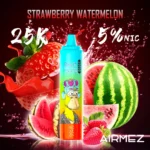 Airmez Tornado 25K Puffs Strawberry Watermelon Flavor - Disposable Vape 100vaping