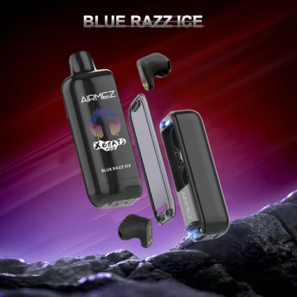 Airmez Xbeats Pro 50Kパフ ブルー・ラズ・アイス味 - 100vaping