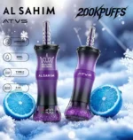 ATVS AL SAHIM 200Kパフ ブルー・ラズ・レモネード風味 使い捨てベイプ - 100vaping