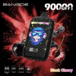 Bang DE 90Kパフ ブラックチェリー味 使い捨てベイプ - 100vaping