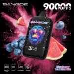 Bang DE 90Kパフ ブルーベリー・スイカ味 使い捨てベイプ - 100vaping