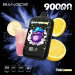 Bang DE 90Kパフ ピンクレモン味 使い捨てベイプ - 100vaping