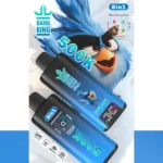 Bang King 500Kパフ 8-in-1 ブラックドラゴン アイスラブ 66 ミスターブルー ストロベリーレモネード味 使い捨てベイプ - 100vaping