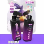 Bang King 500K Puffs 8-in-1 Blue Razz Ice Peach Ice Grape Ice Mango Ice Flavor Disposable Vape - 100vaping