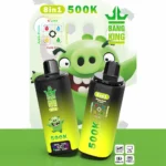 Bang King 500K Puffs 8-in-1 Fizzy Lemon Lime Apple Mojito Pineapple Ice Cola Ice Flavor Disposable Vape - 100vaping