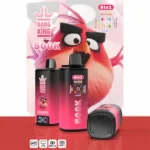 Bang King 500K Puffs 8-in-1 Peach Mango Watermelon Red Bull Strawberry Red Bull Strawberry Kiwi Flavor Disposable Vape - 100vaping