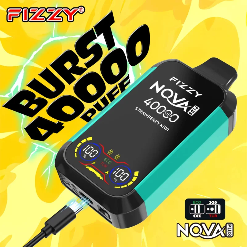 Fizzy Nova Plus 40000 40Kパフ メイン画像 使い捨てベイプ - 100vaping