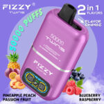 Fizzy Twins 50000 50Kパフ パイナップル・ピーチ・パッションフルーツ＆ブルーベリー・ラズベリー風味 使い捨てベイプ - 100vaping