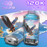 QQ Bang 120,000パフ ブルーベリー・レッドラズベリー風味 使い捨てベイプ - 100vaping