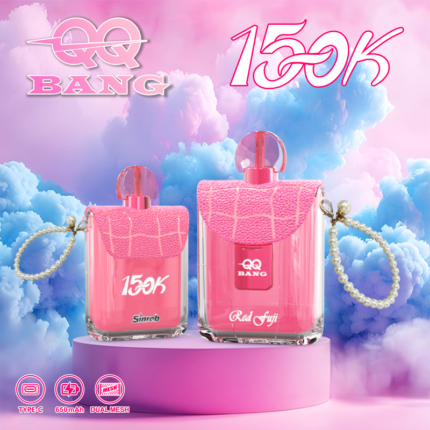 QQ Bang 15万パフ レッドフジフレーバー 使い捨てベイプ - 100vaping