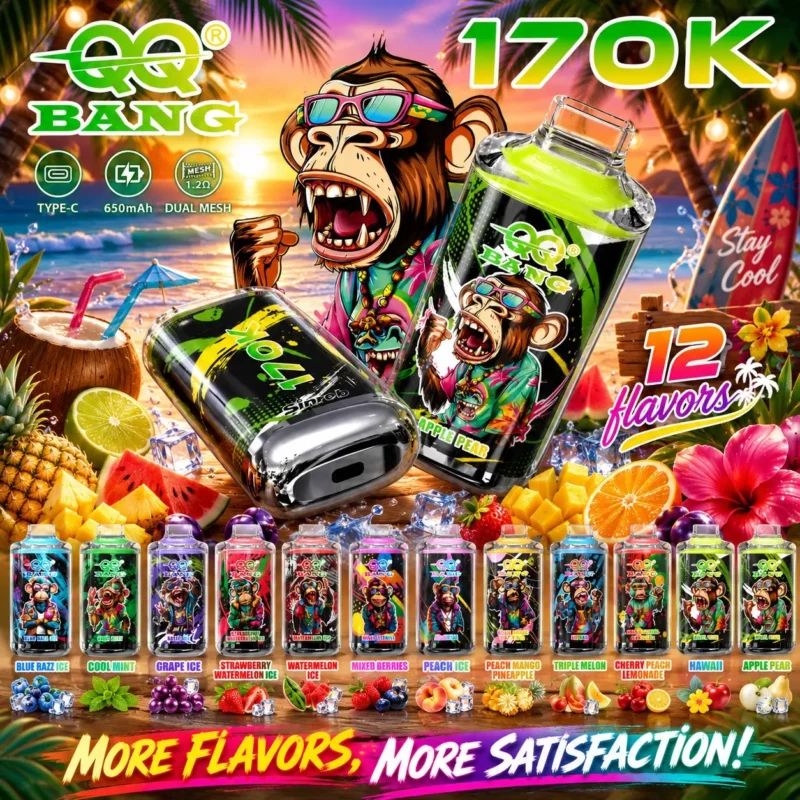 QQ Bang 17万パフ 使い捨てベイプ メイン画像 - 100vaping