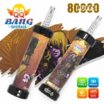 QQ Bang シーシャ 80Kパフ ブリティッシュ・レッドブル風味 使い捨てベイプ - 100vaping