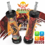 QQ Bang シーシャ 80Kパフ ピーチ・マンゴー・スイカ風味 使い捨てベイプ - 100vaping