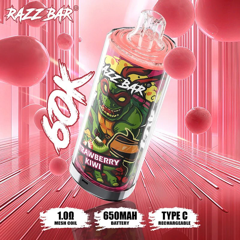 Razz Bar 60000 60Kパフ 商品画像 使い捨てベイプ - 100vaping