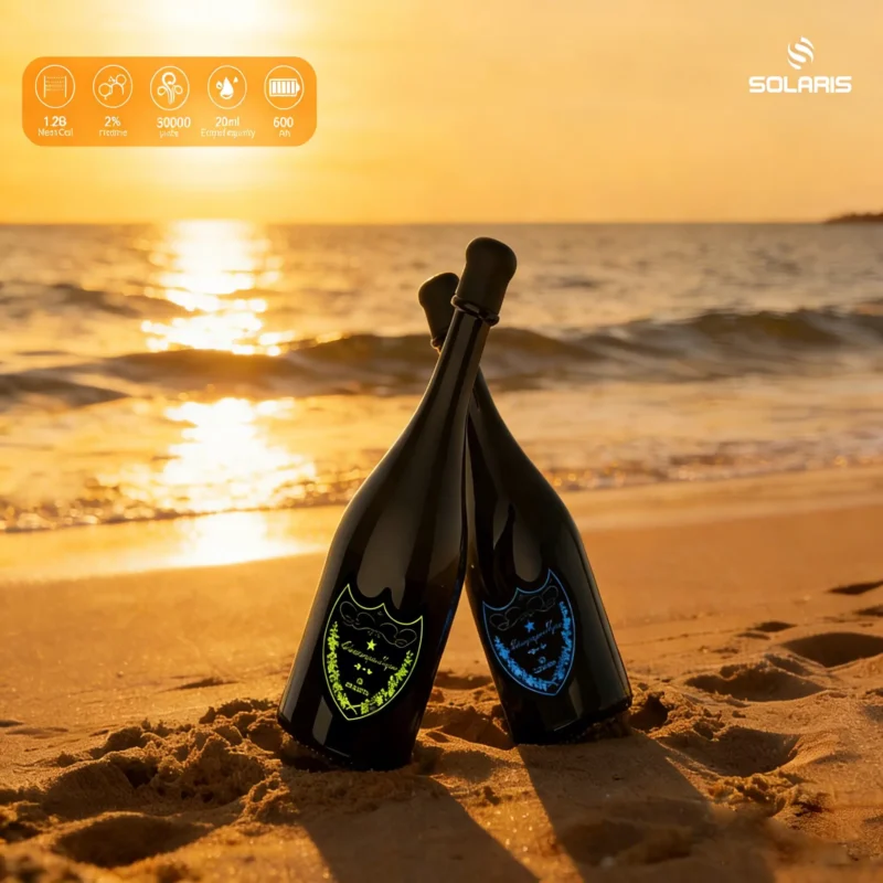 Solaris Champagne 30000 30Kパフ シャンパンボトル型使い捨てベイプ メイン画像 - 100vaping