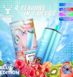 Stag Bar 4-in-1 80Kパフ Mr Blue ブルーベリー・ラズベリー・アイス・ストロベリー・キウイ・ブルーベリー・チェリー・クランベリー フレーバー 使い捨てベイプ - 100vaping