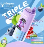 Stagbar Triple Pro 75K Puffs Blueberry Ice Cherry Ice Lemon Lime Flavor Disposable Vape - 100vaping