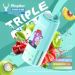 Stagbar Triple Pro 75K Puffs Cherry Ice Strawberry Kiwi Double Apple Flavor Disposable Vape - 100vaping