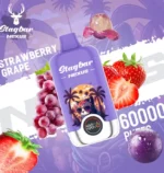 Stagbar Nexus 60K Puffs Strawberry Grape Flavor Disposable Vape - 100vaping