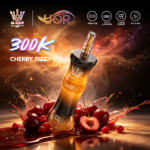 UOR AL BANG 300Kパフ シーシャ チェリーフィズ味 使い捨てベイプ - 100vaping