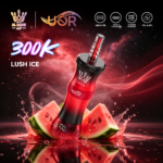 UOR AL BANG 300Kパフ シーシャ・ラッシュ・アイス風味 使い捨てベイプ - 100vaping