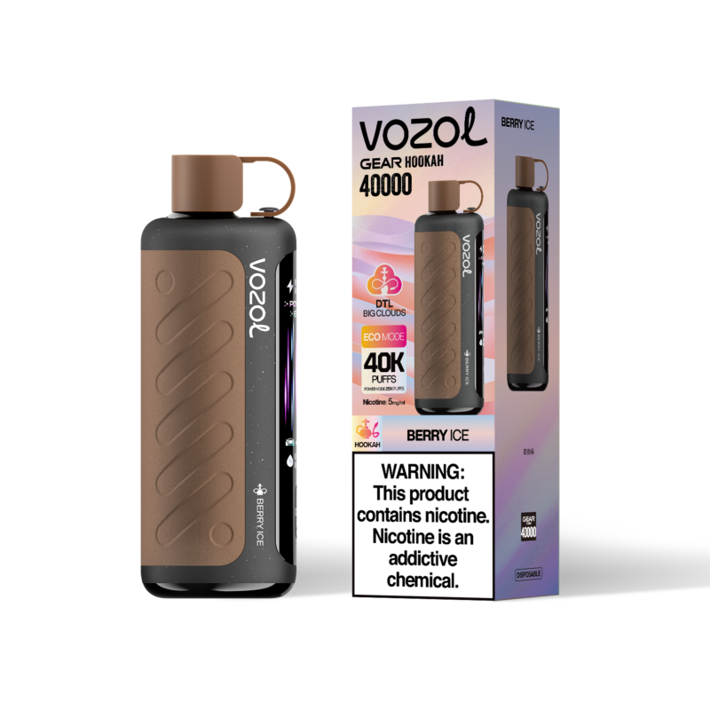 VOZOL Gear フカ 40Kパフ ベリーアイスフレーバー 使い捨てベイプ - 100vaping