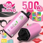 QQ Bang 500K Puffs Sex On The Beach Raspberry Watermelon Happy Ranch Lemon Peach Pink Lemonade Fizzy Cherry Flavor Disposable Vape - 100vaping