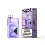 VOZOL NEON 60K Puffs Grape Ice Flavor Disposable Vape - 100vaping