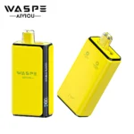 WASPE ダブルフレーバー 100K プロパフ ストロベリー・バナナ＆ジューシーピーチ・アイスフレーバー 使い捨てベイプ - 100vaping