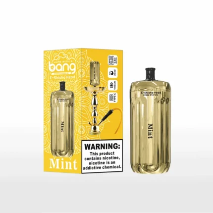 Bang E-Shisha Head 42Kパフ ゴールドLEDディスプレイ 使い捨てベイプ – 商品写真2